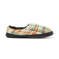 Chaussons unisex Nuvola vert orange Semelles en gomme