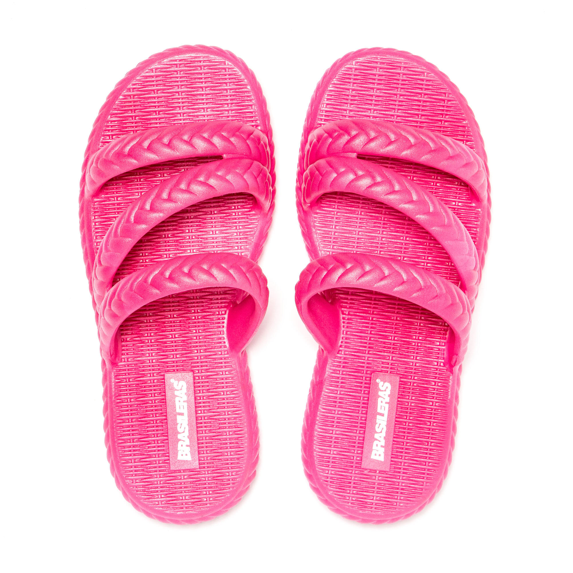 Brasileras Teenslippers Vrouwen fuchsia rubberen zool 7/7