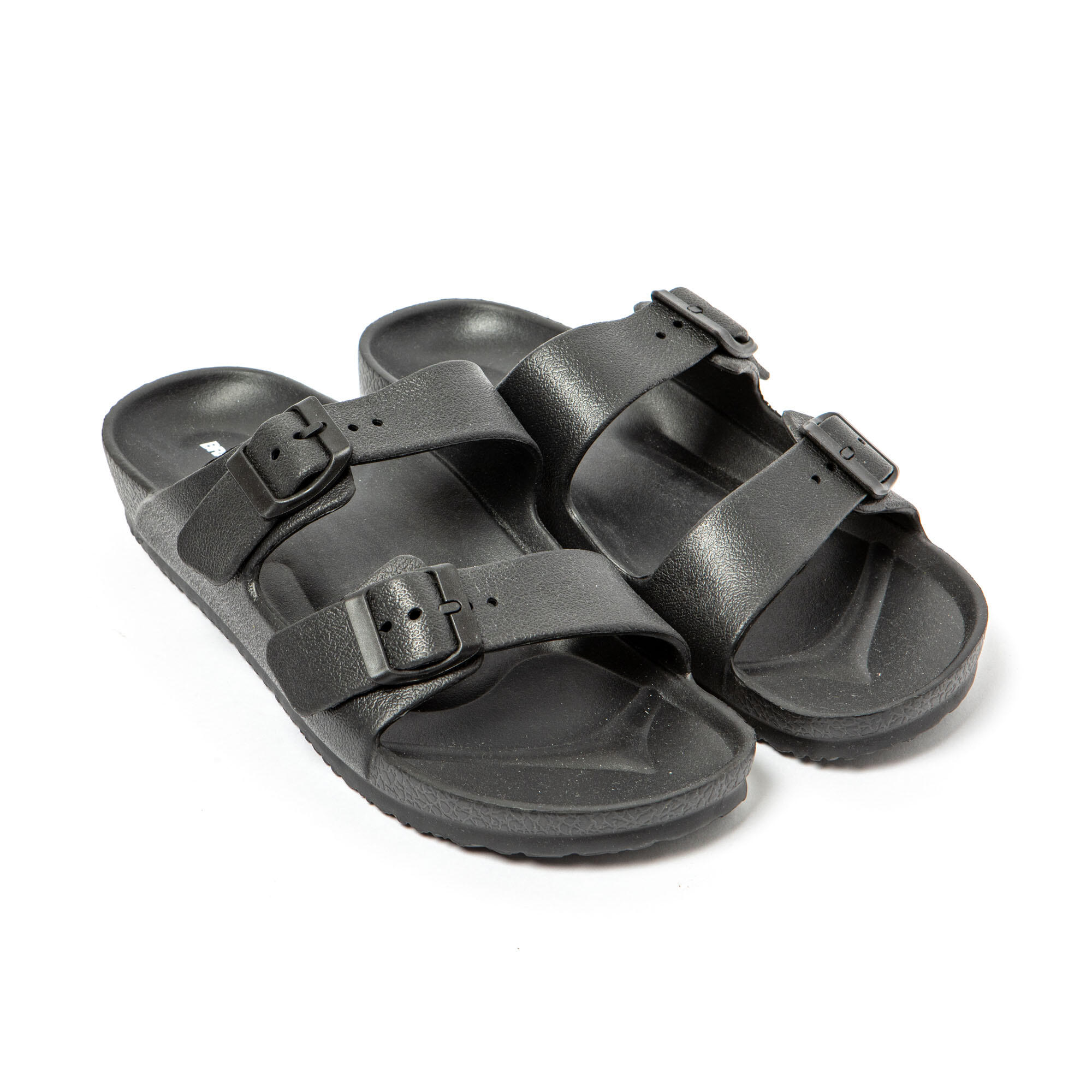 Sandálias unissex brasileras sandals sola de borracha preta