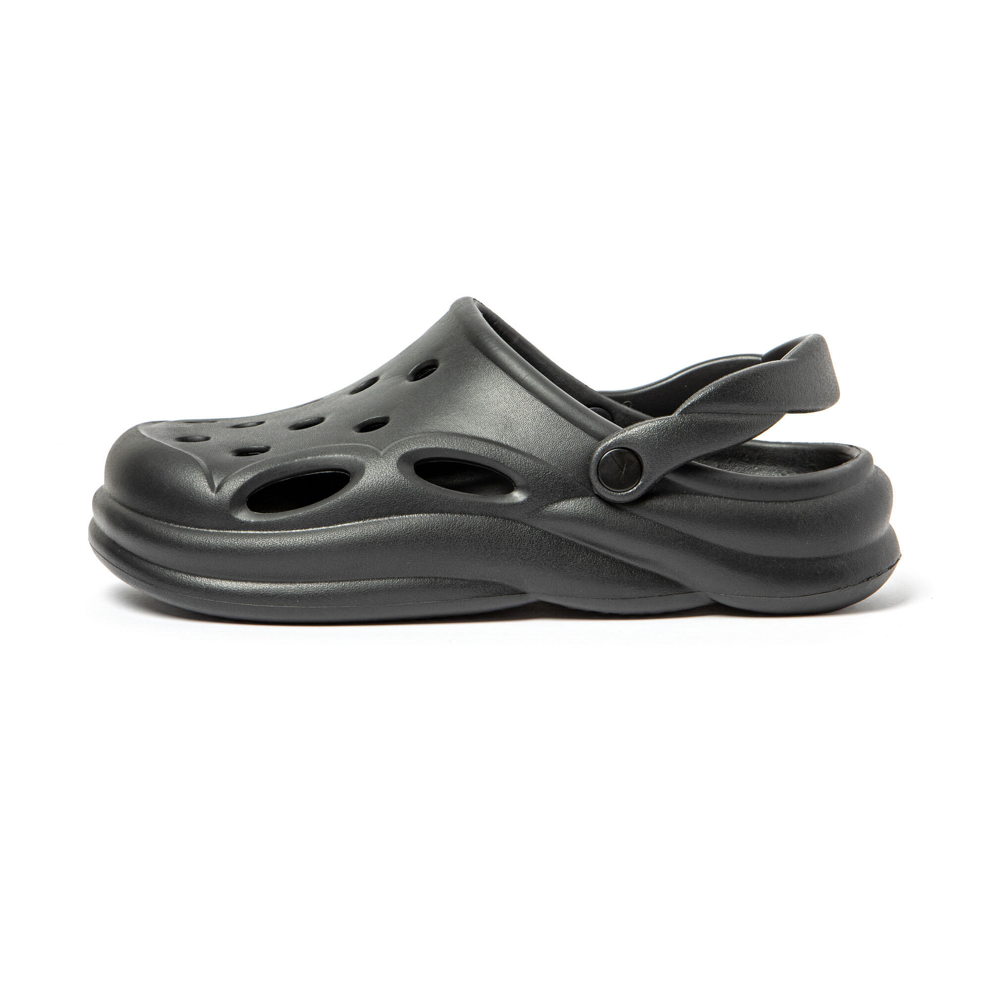Unisex Brasileras Clogs Schwarze Gummisohlen 4/7
