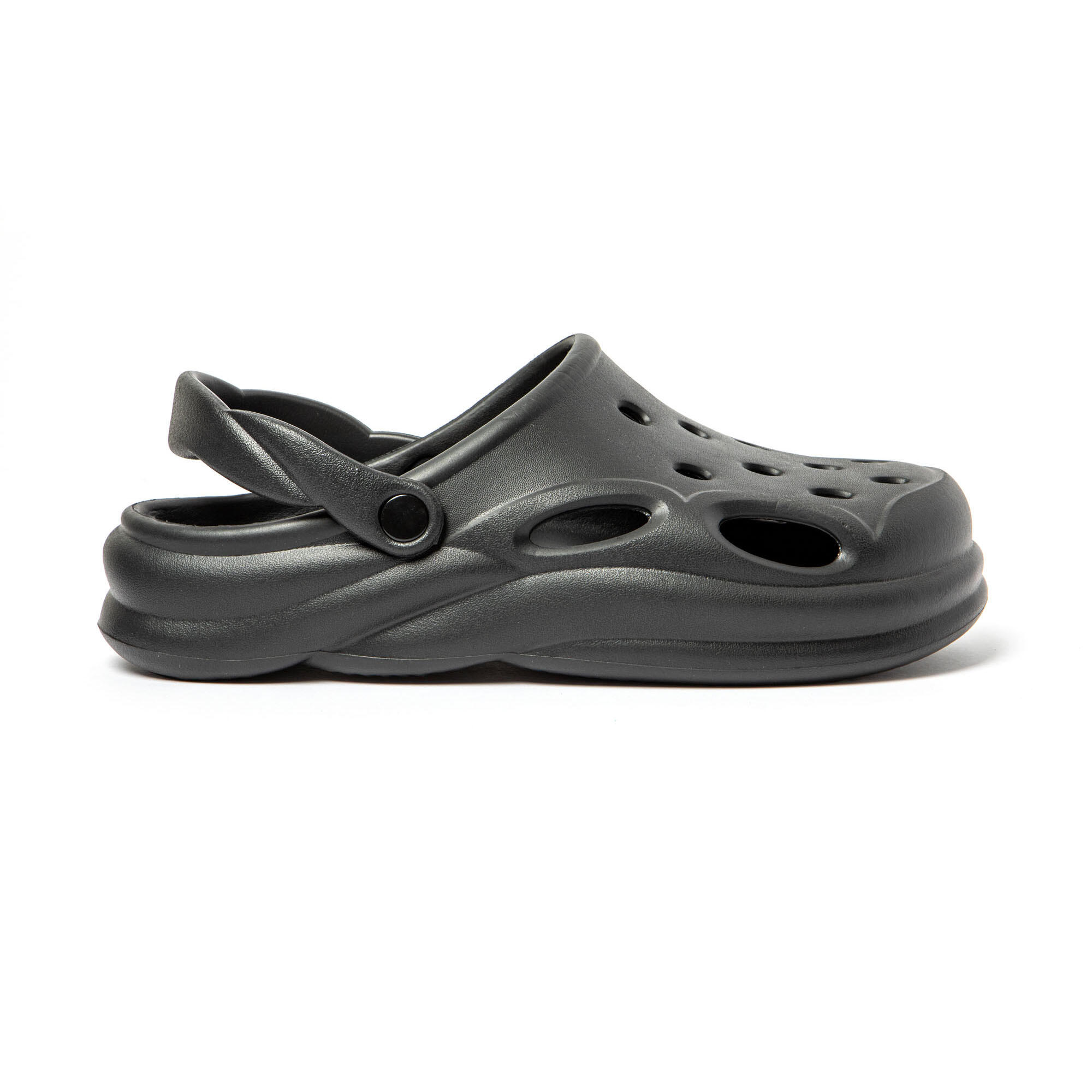 Unisex Brasileras Clogs Schwarze Gummisohlen 3/7