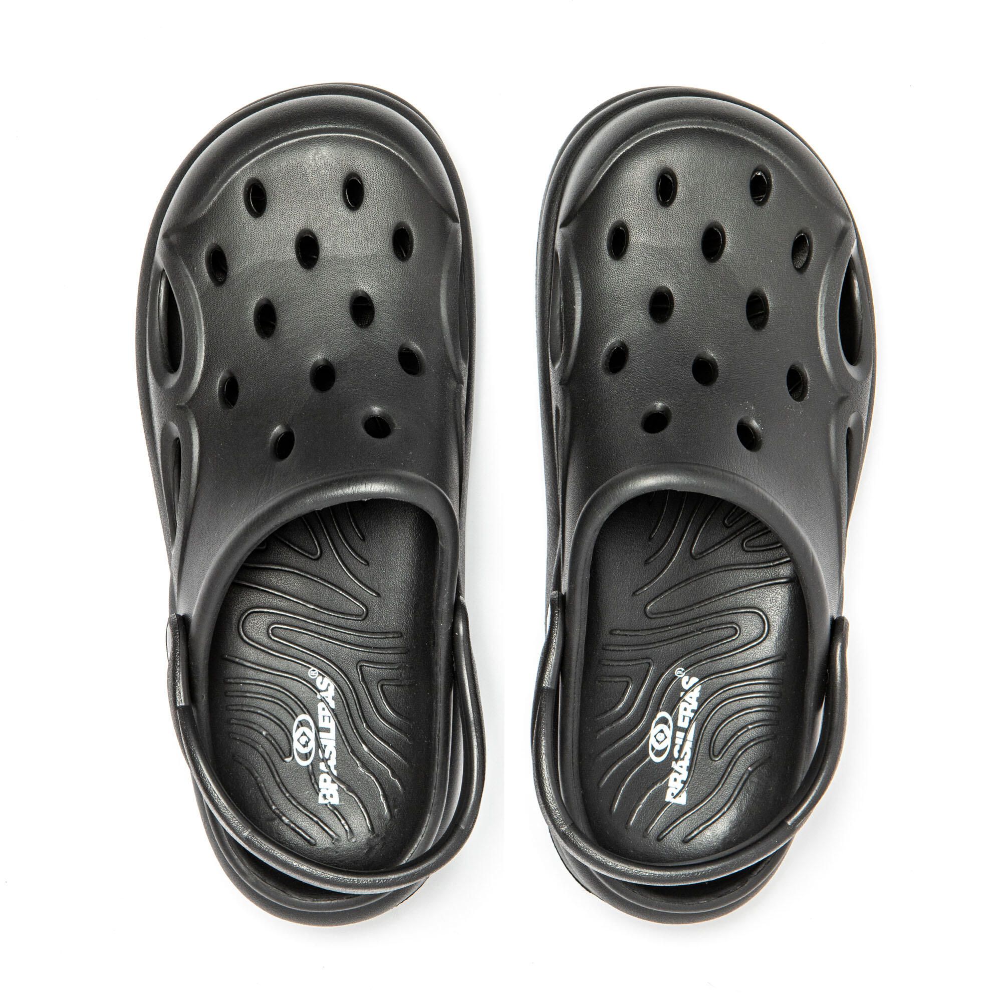 Unisex Brasileras Clogs Schwarze Gummisohlen 7/7
