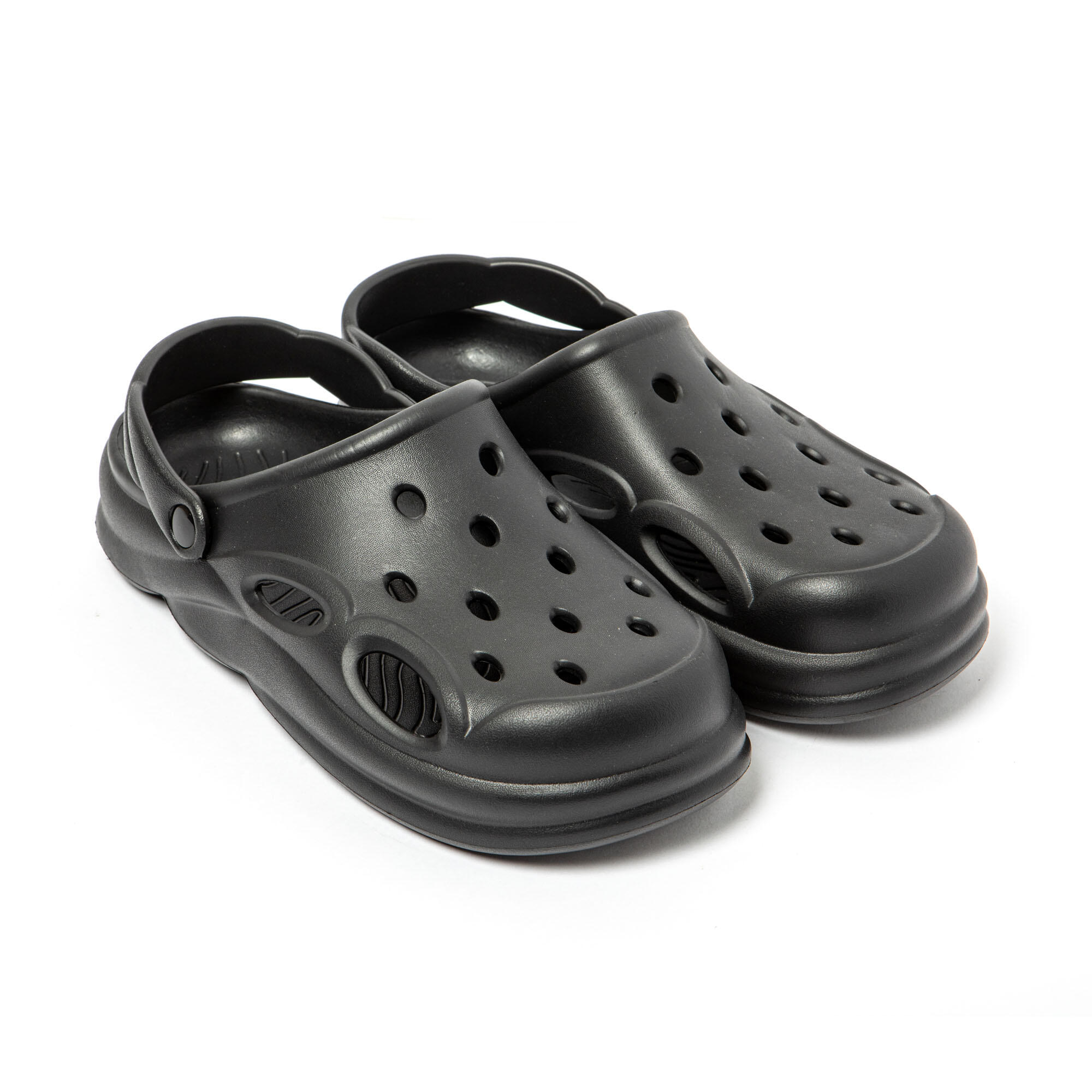 BRASILERAS Zuecos Unisex Brasileras Negro suela goma antideslizante