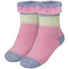 Kinder thermosokken 'fleecy' | knusse sokken | roze