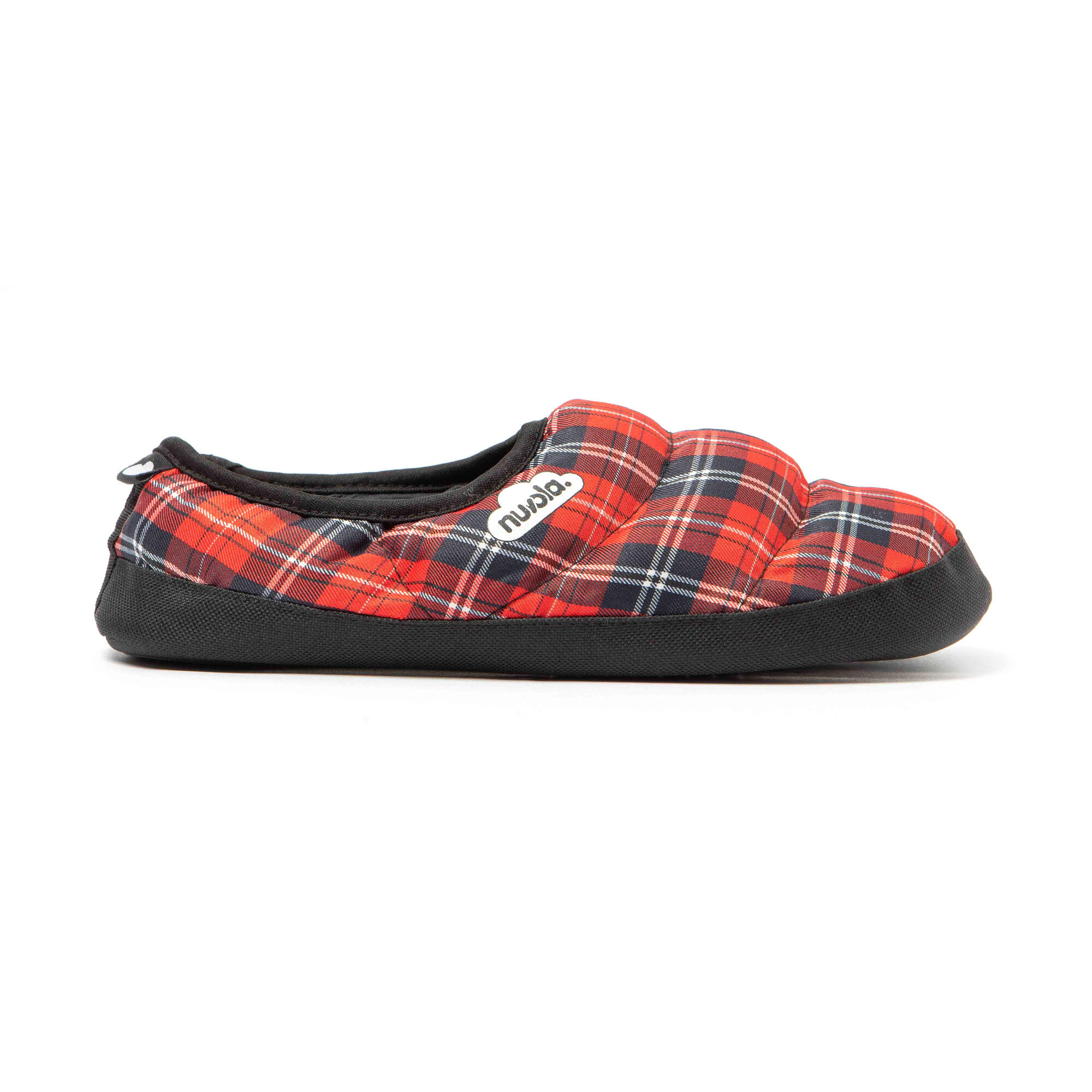 NUVOLA Slippers Nuvola rood Beklede rubberen zolen