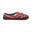 Pantofole Nuvola unisex rosse imbottite con suola in gomma