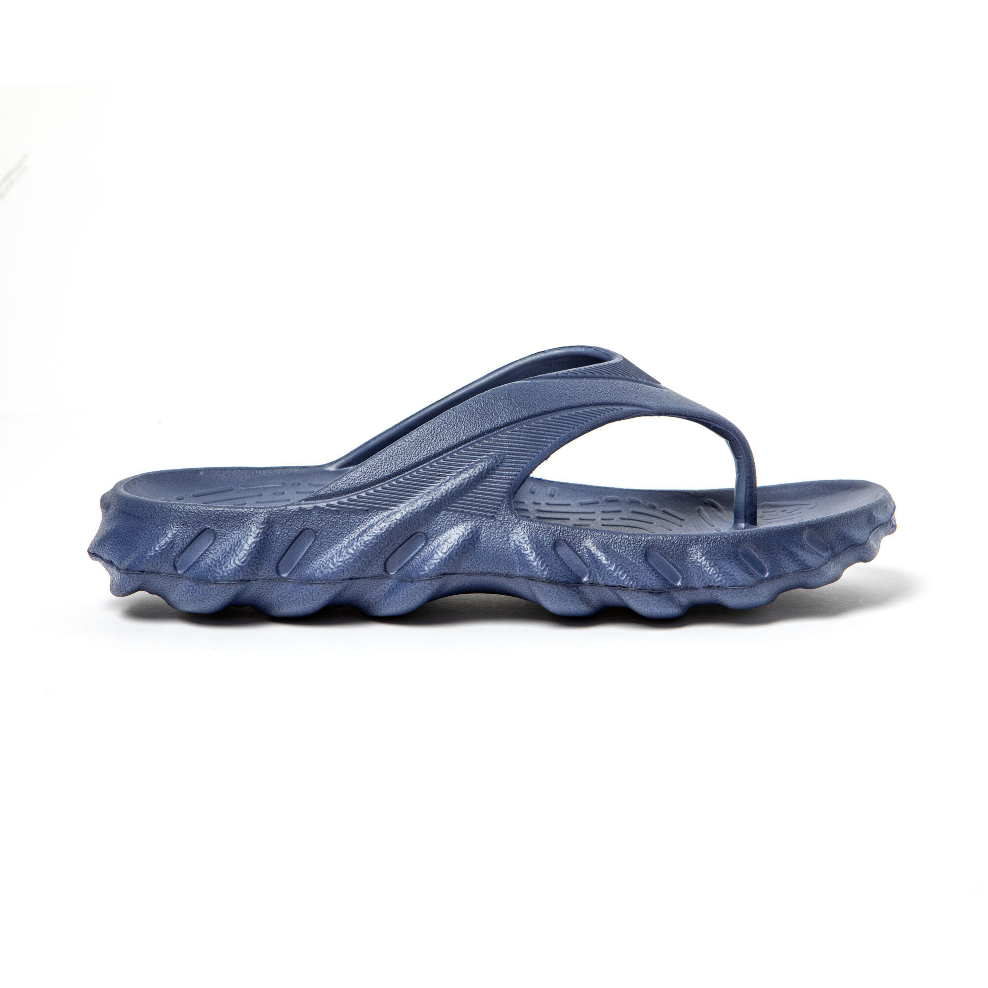 Chanclas Piscina Hombre Brasileras Azul suela goma antideslizante 3/7
