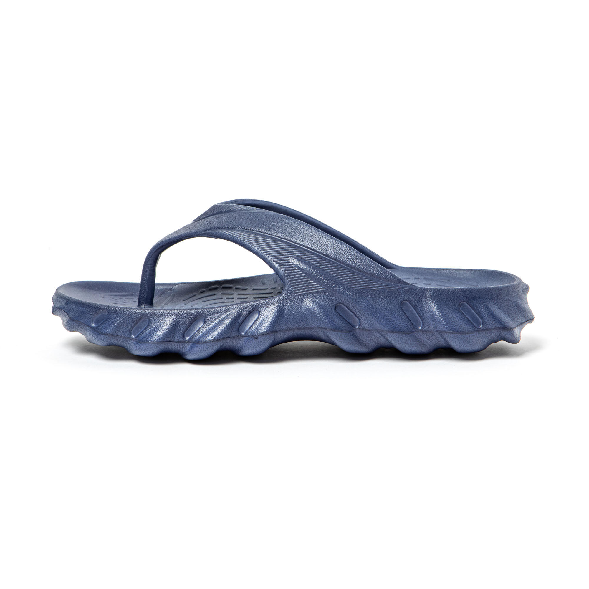 Chanclas Piscina Hombre Brasileras Azul suela goma antideslizante 4/7