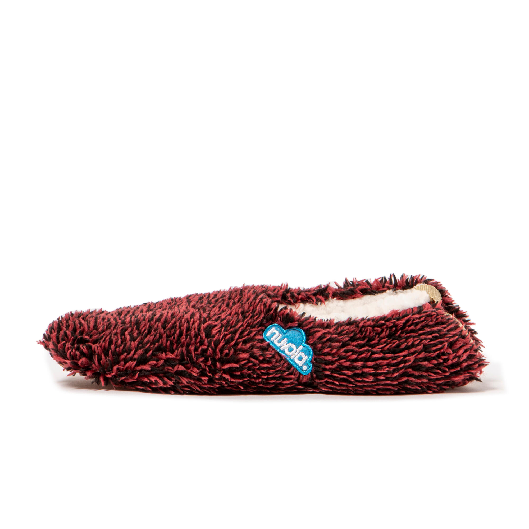 Slippers Nuvola kastanjebruin Gevoerd Met textielen zool 4/7