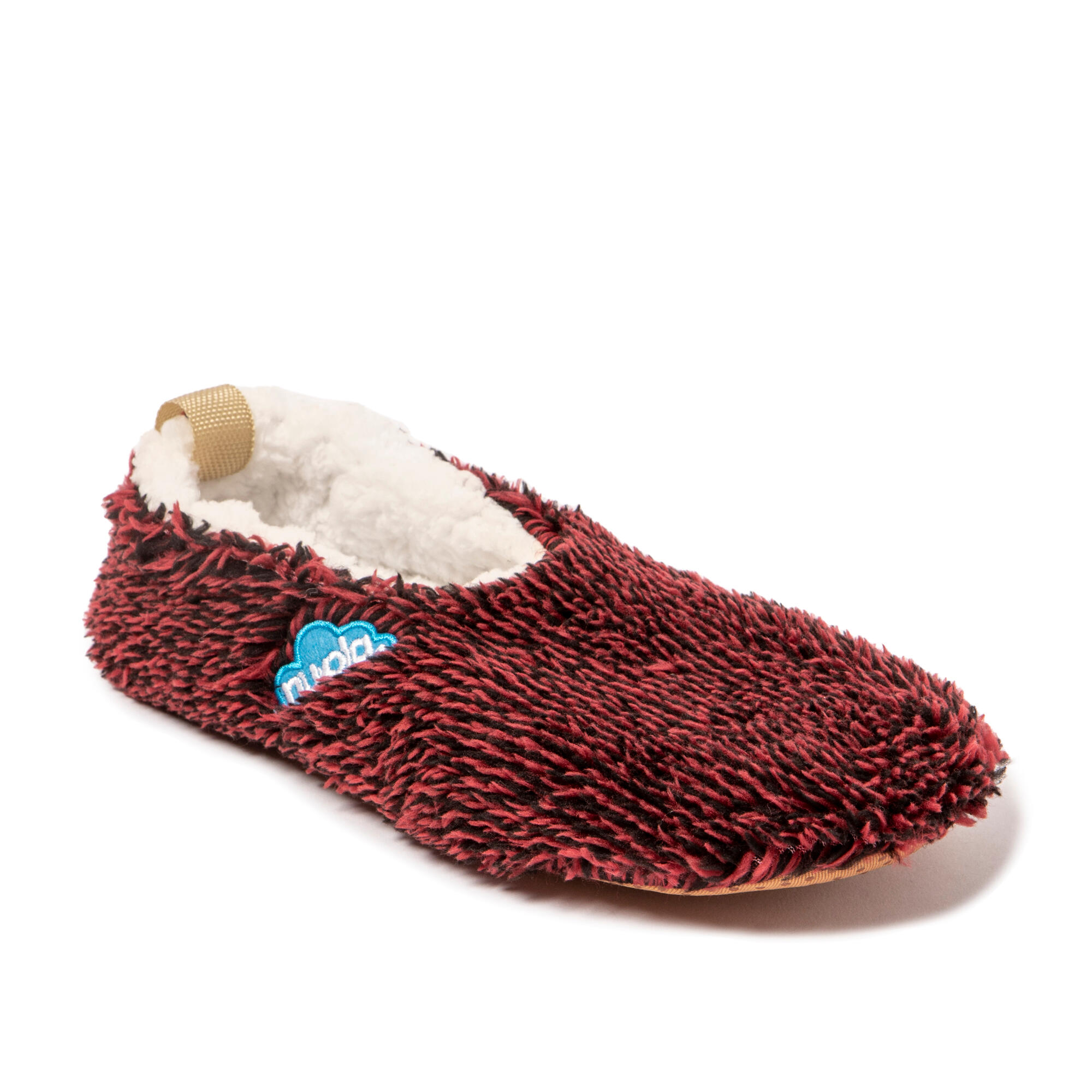 Slippers Nuvola kastanjebruin Gevoerd Met textielen zool 2/7