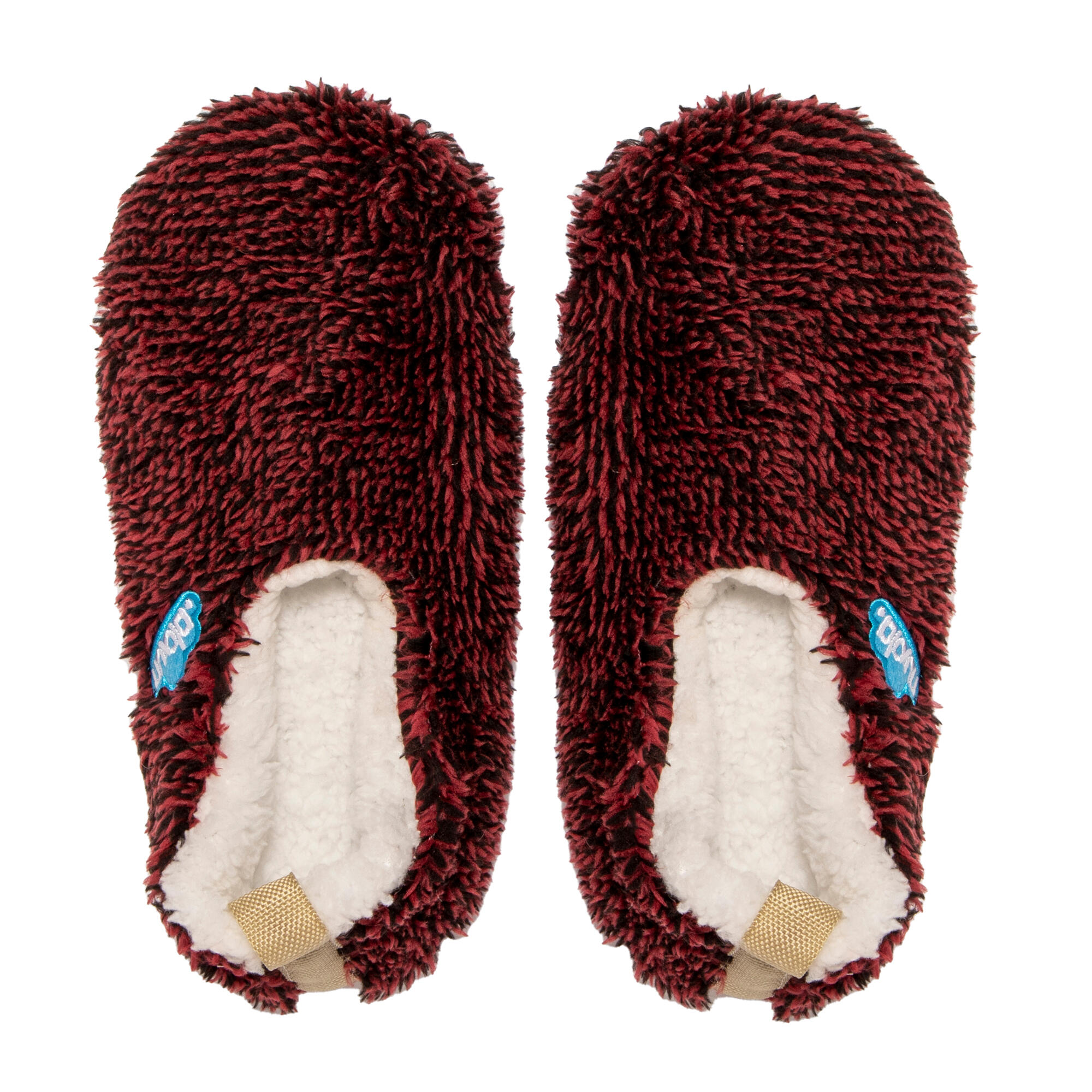 Slippers Nuvola kastanjebruin Gevoerd Met textielen zool 7/7