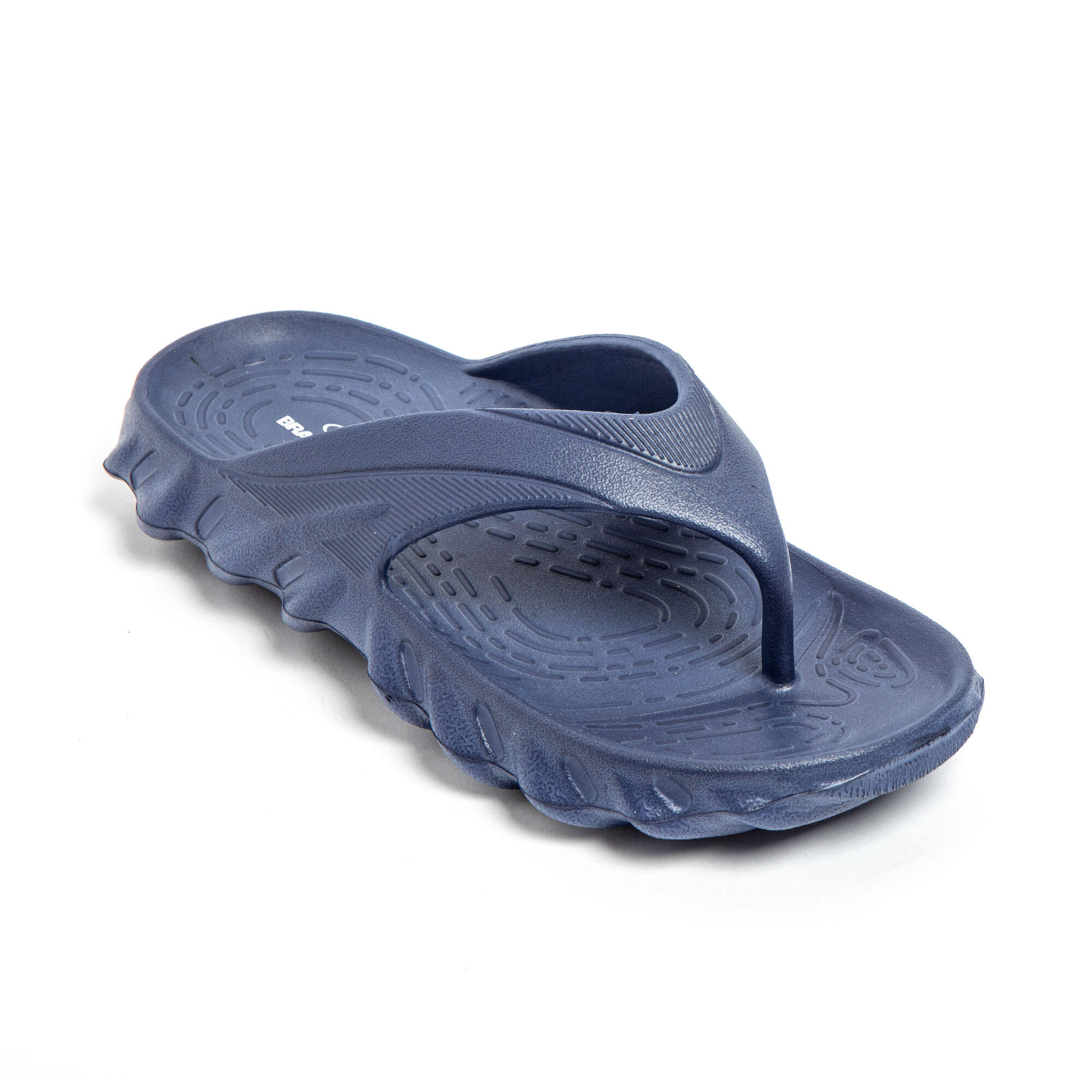 Chanclas Piscina Hombre Brasileras Azul suela goma antideslizante 2/7
