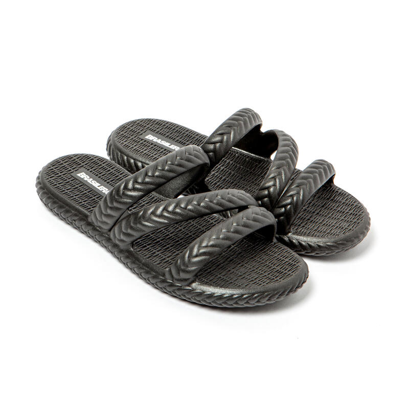 Brasileras Teenslippers Vrouwen Zwarte rubberen zool