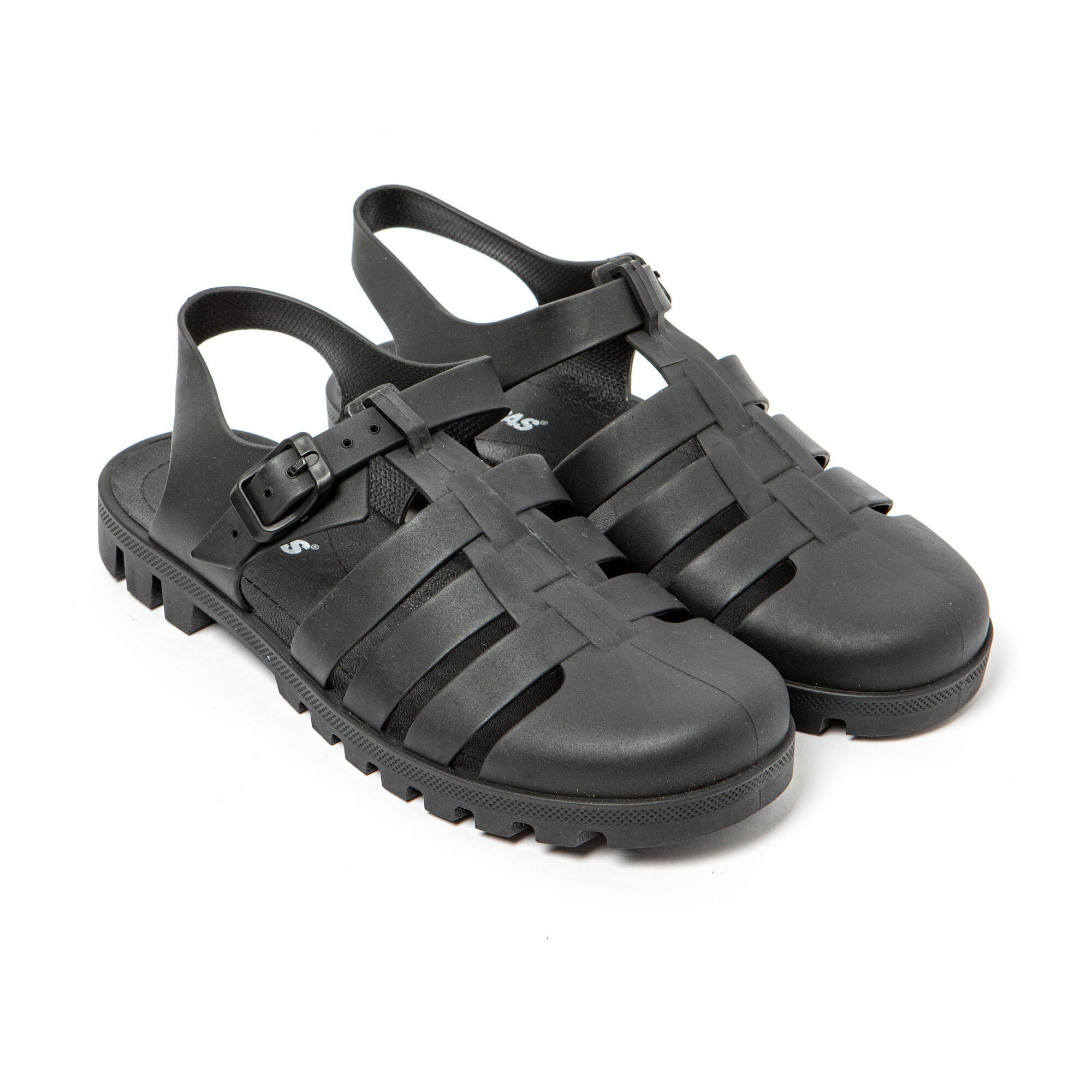 BRASILERAS Sandalen Strand Vrouwen Zwart Brasileras rubberzool