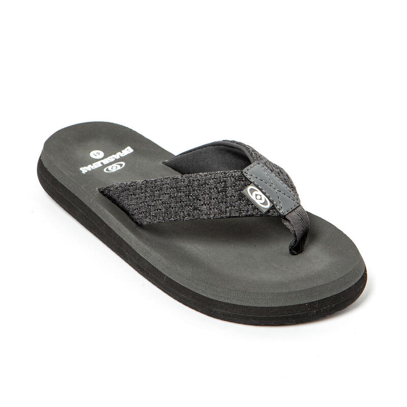 Chanclas dedo Hombre Brasileras Gris suela goma antideslizante