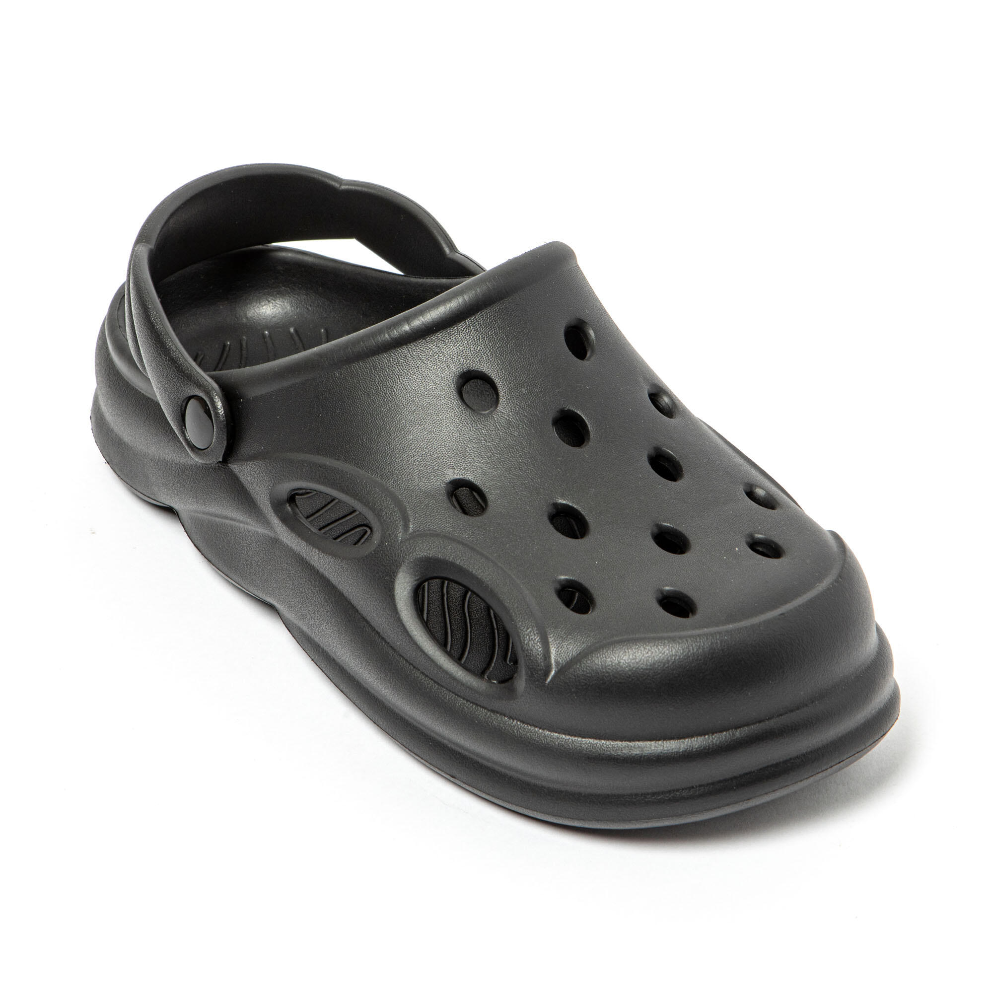 Unisex Brasileras Clogs Schwarze Gummisohlen 2/7
