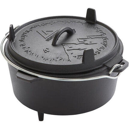 Feuertopf Askja Pot 4 L Koch Topf Dutch Oven Camping Outdoor Gusseisen