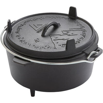 Vuurpot askja pot 4 l dutch oven camping buiten gietijzer