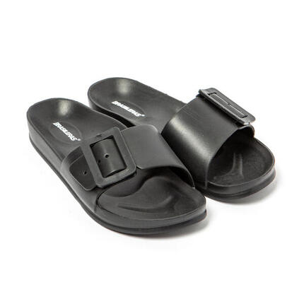 Sandalen Damen Brasileras Militärgrün mit Gummisohle