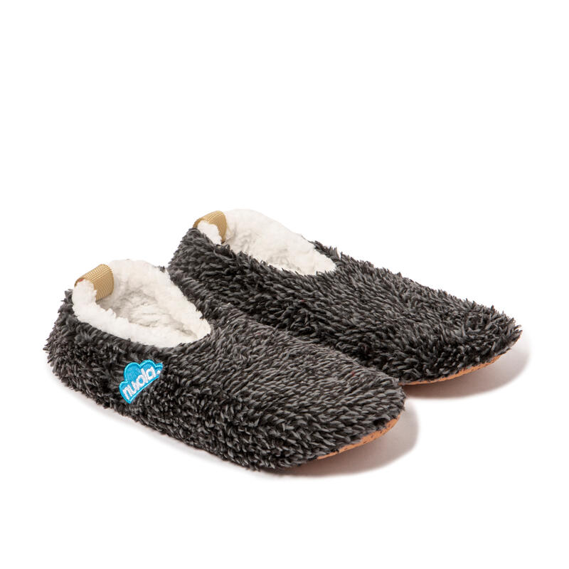 Chaussons unisex Nuvola noir Semelles en textile