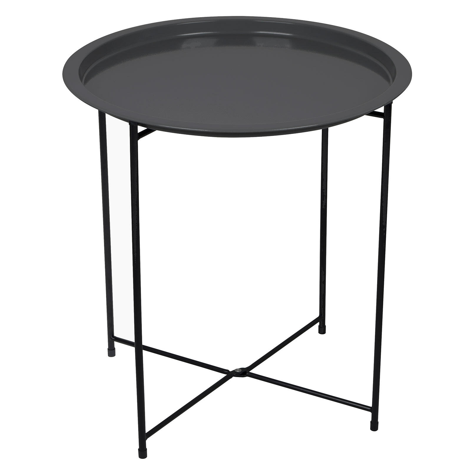 Bo-camp - Table De Service Harlem Plateau Camping Jardin Pliante Barbecue Bbq 46x50 - Table De Camping - Noir - Taille Unique - Decathlon