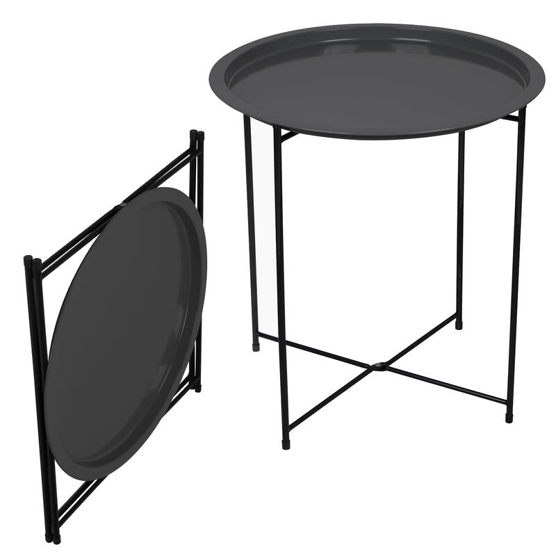 Serviertisch Harlem Tablett Campingtisch Gartentisch Klapptisch Grill BBQ 46x50