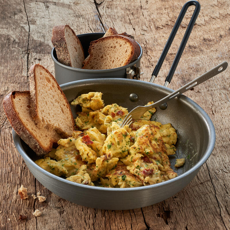 Trekkingnahrung Rührei Outdoornahrung Ration Ei Outdoor Mahlzeit Vegetarisch