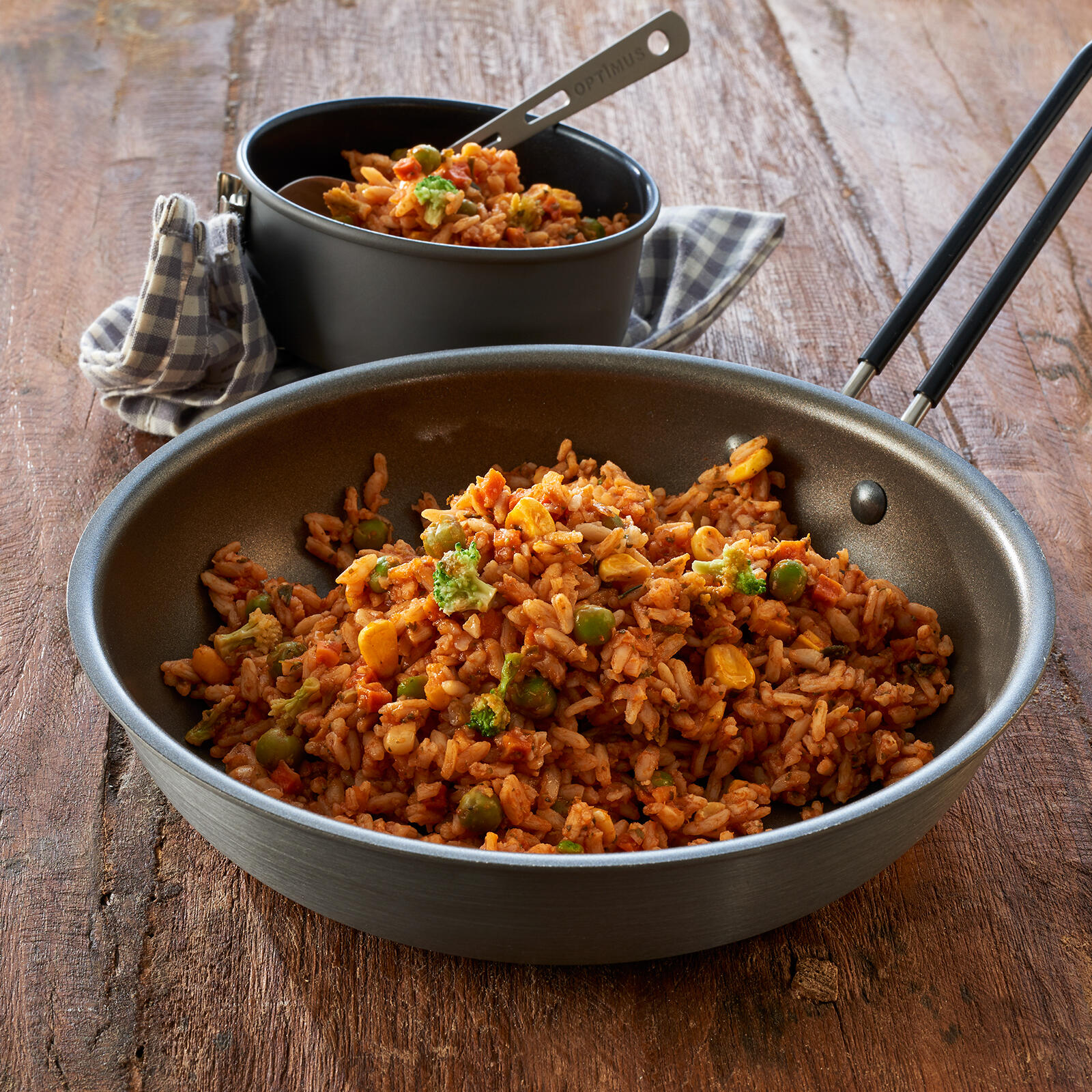 Trekking eten Groenten Jambalaya Vegetarisch Buiten 2/2