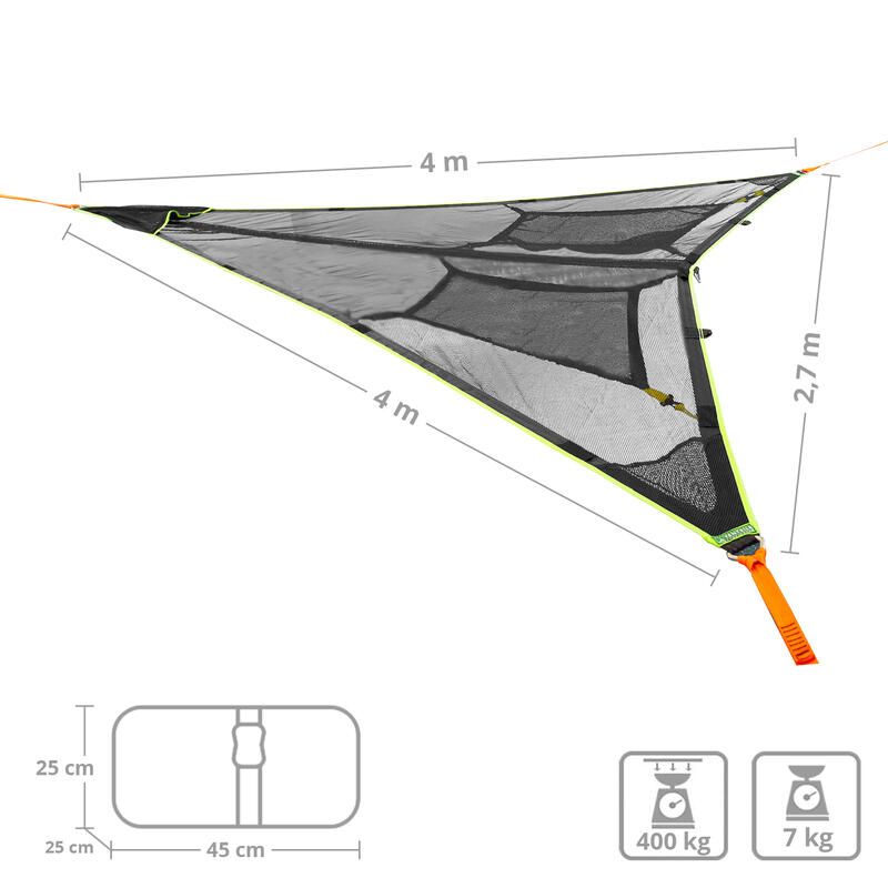Hamac Connect Duo 3.0 Mesh 2 personnes Outdoor Baum Tente Accessoires XL