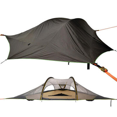 Boomtent safari stingray 3.0 trekking 2-3 persoons vliegende tent hangmat