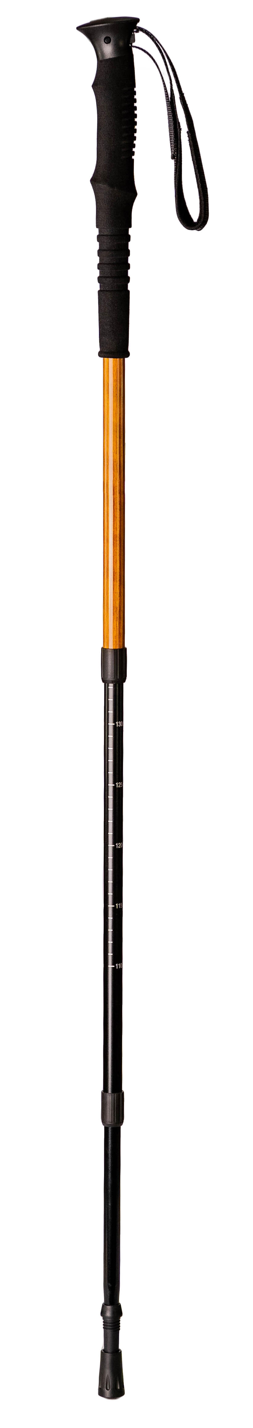 Bastón de Trekking Segorbina Telescópico 65 - 135 cm aluminio imitación madera 3/7
