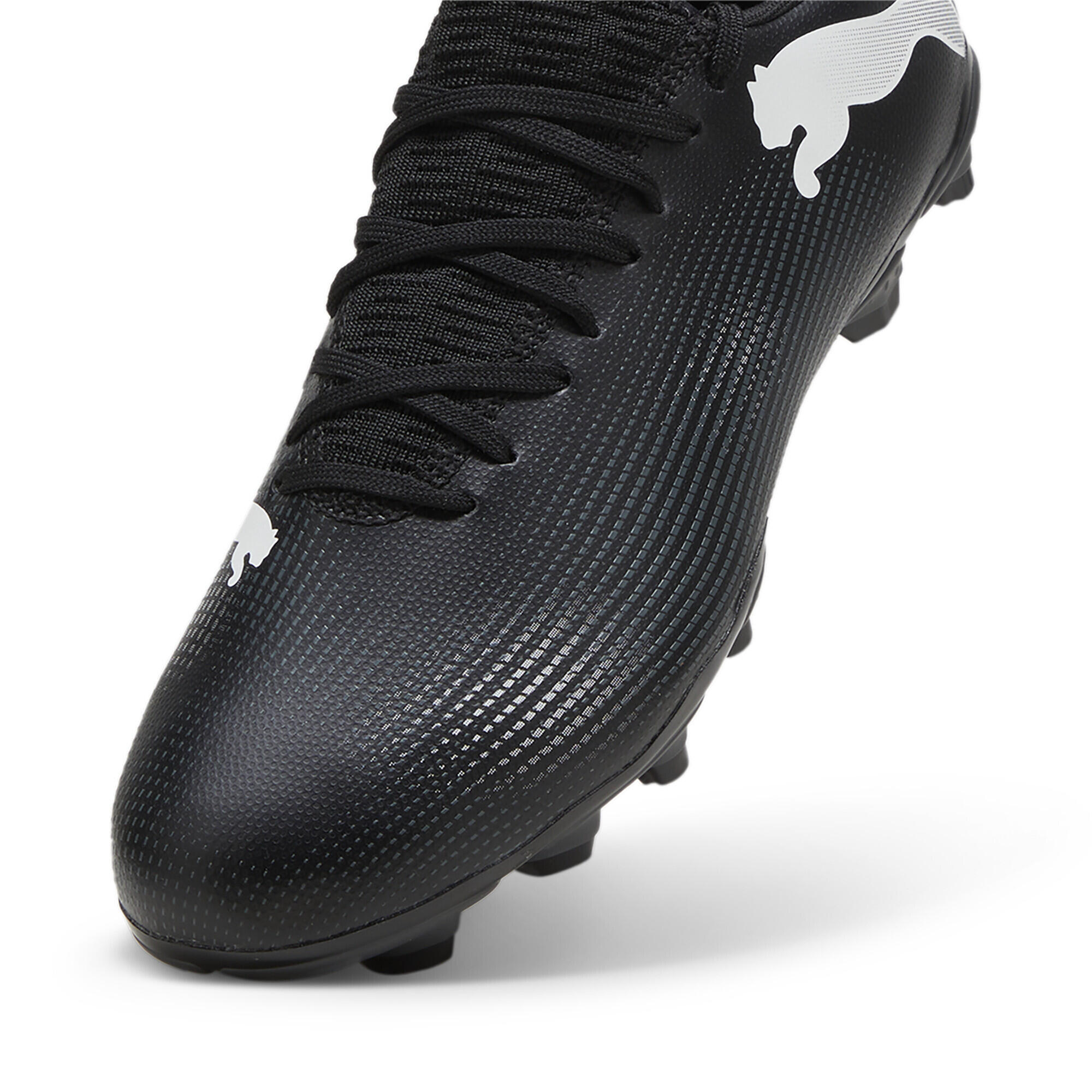 FUTURE 7 PLAY FG/AG voetbalschoenen PUMA Black White 7/7