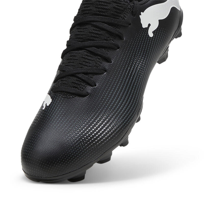 FUTURE 7 PLAY FG/AG Fußballschuhe Herren PUMA Black White