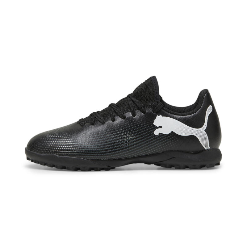 Ghete de fotbal pentru tineret FUTURE 7 PLAY TT PUMA Black White
