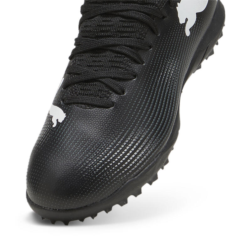 Chaussures de football FUTURE 7 PLAY TT Enfant et Adolescent PUMA Black White