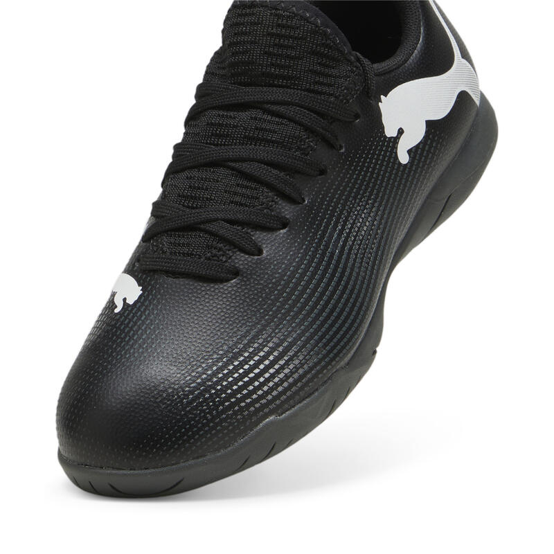 Chaussures de futsal FUTURE 7 PLAY Enfant et Adolescent PUMA Black White