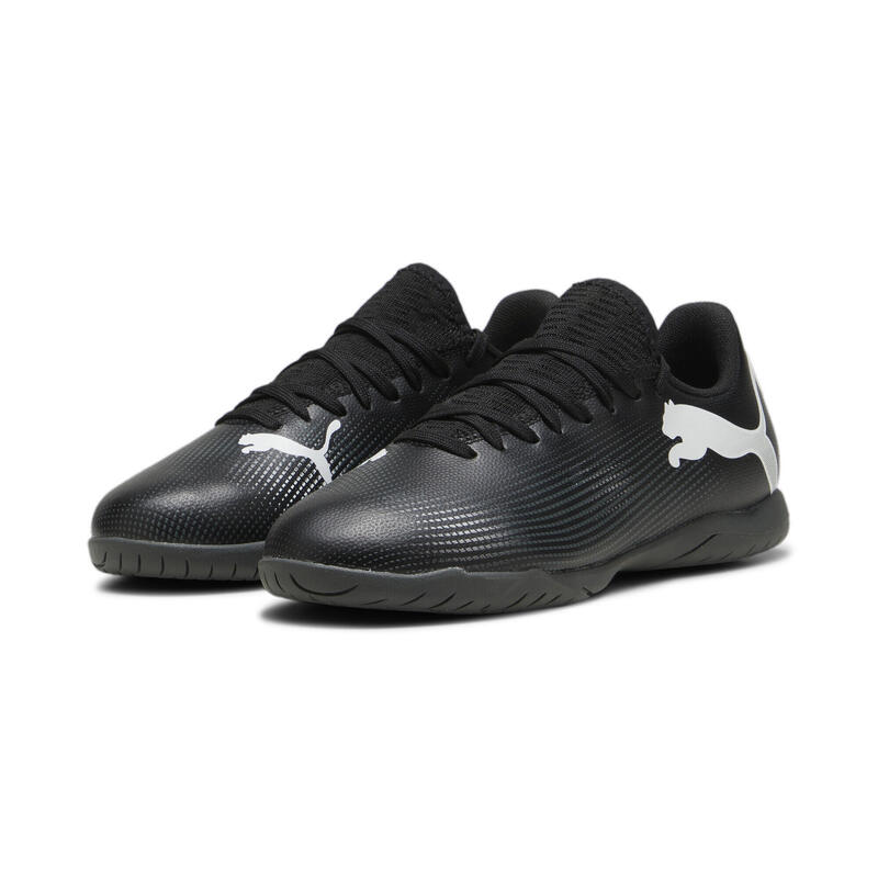 Chaussures de futsal FUTURE 7 PLAY Enfant et Adolescent PUMA Black White