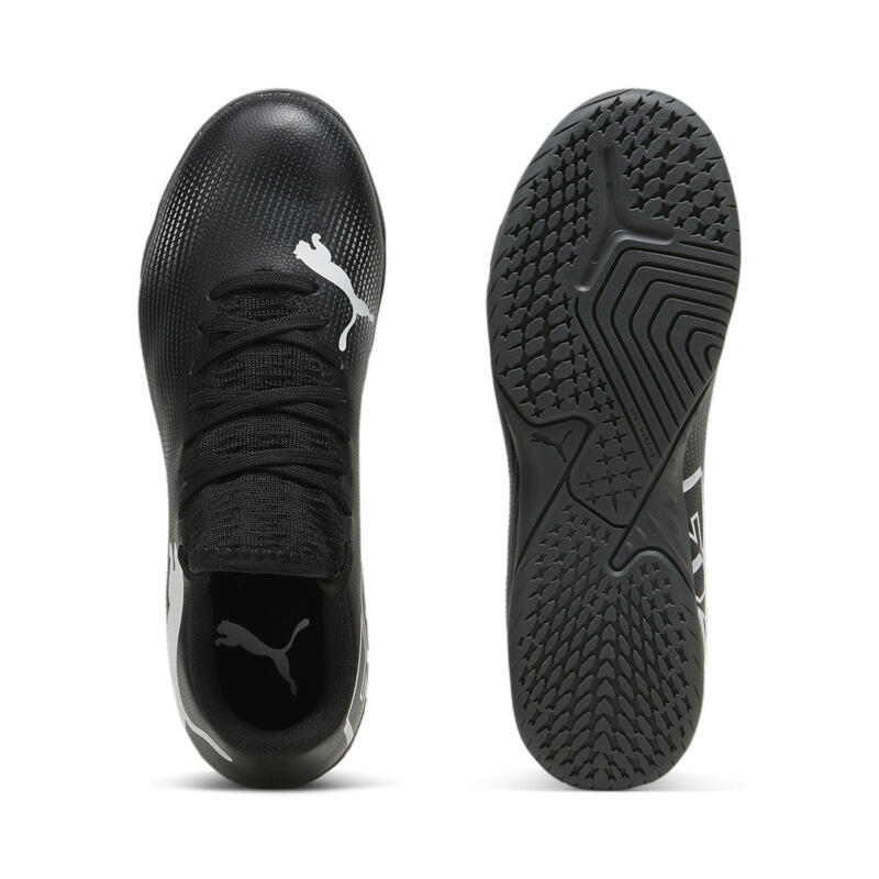 FUTURE 7 PLAY IT voetbalschoenen voor jongeren PUMA Black White