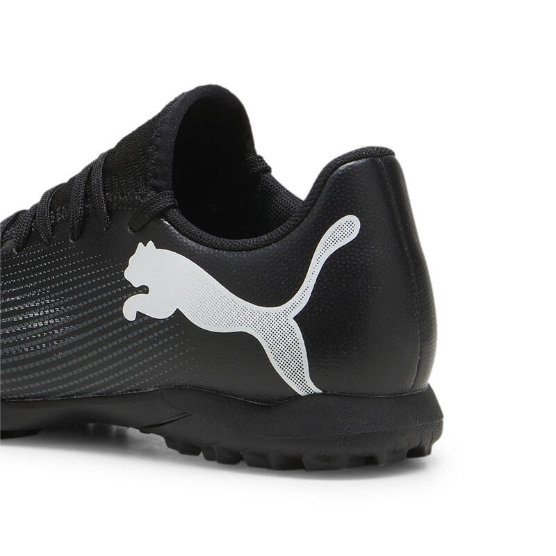 Chaussures de football FUTURE 7 PLAY TT Enfant et Adolescent PUMA Black White