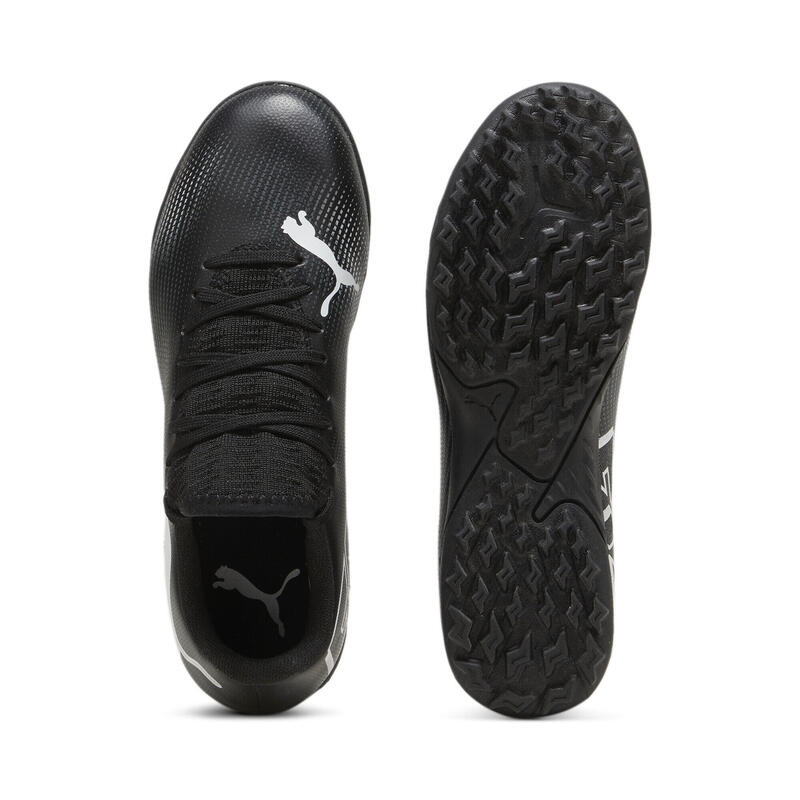 Chaussures de football FUTURE 7 PLAY TT Enfant et Adolescent PUMA Black White