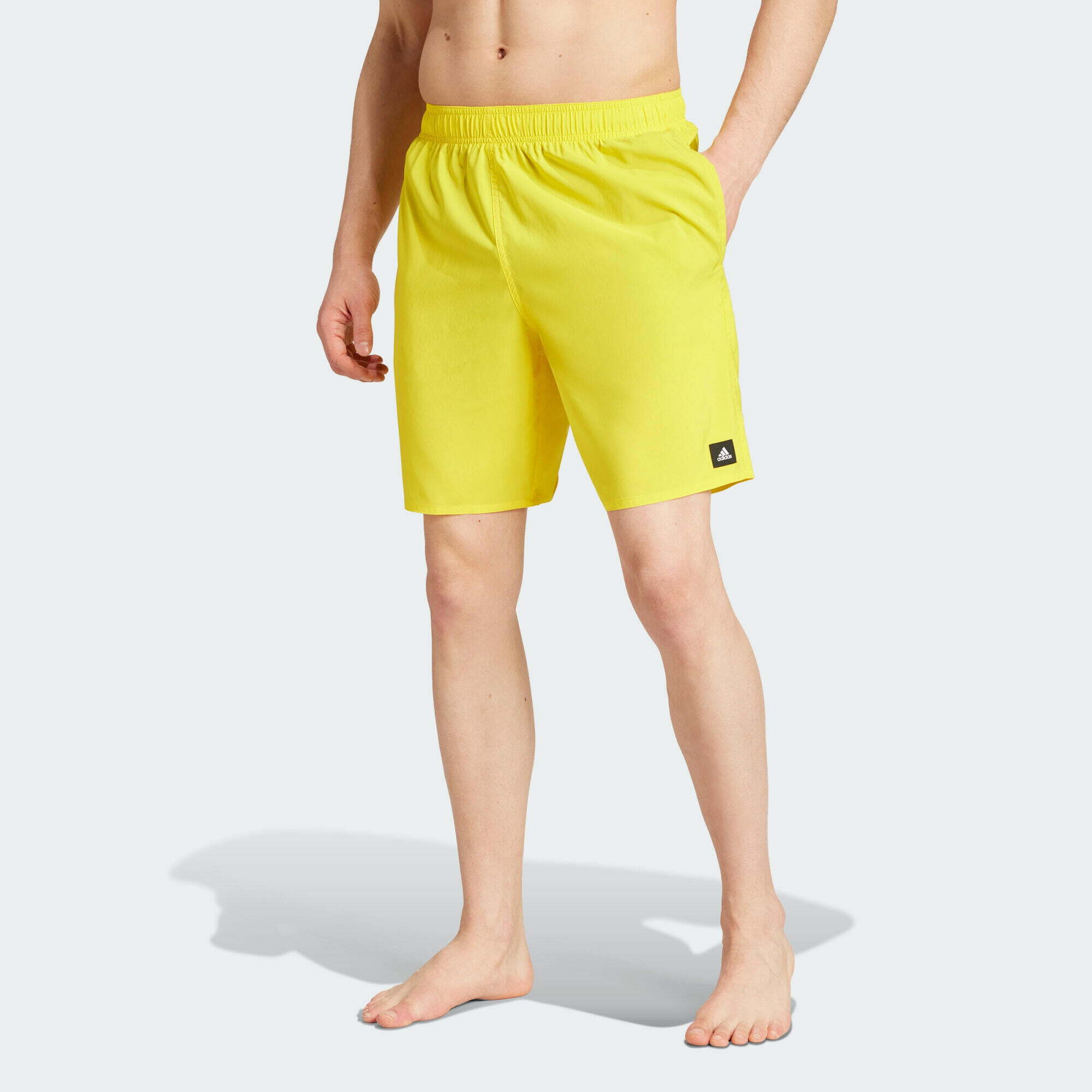 ADIDAS Solid CLX Classic-Length Swim Shorts