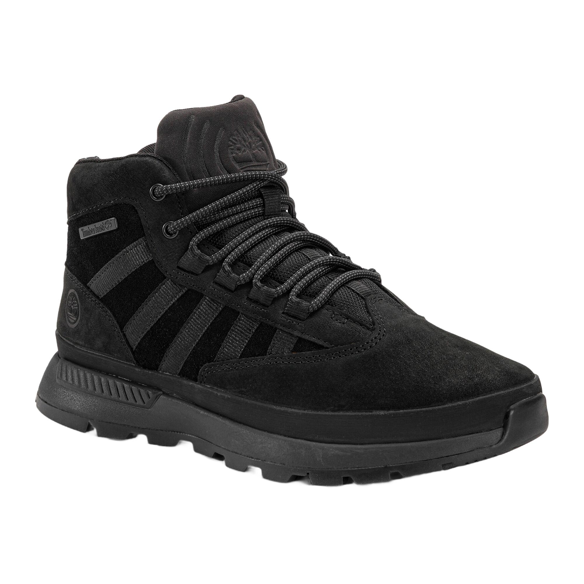 Timberland - Chaussures En Cuir Euro Trekker Mid De Timberland Pour Hommes - Chaussures De Sport - Noir - 45,5 - Decathlon