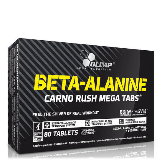 Beta-alanin - Beta-alanin Carno Rush Mega Tabs (80 Tabs)