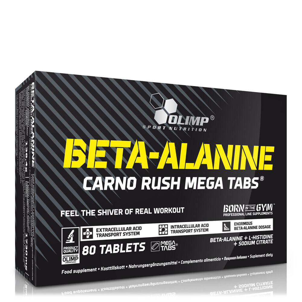 Olimp Sport - Bêta-alanine - Beta-alanine Carno Rush - 80 Comprimés - Beta-alanine - 115 G - Decathlon