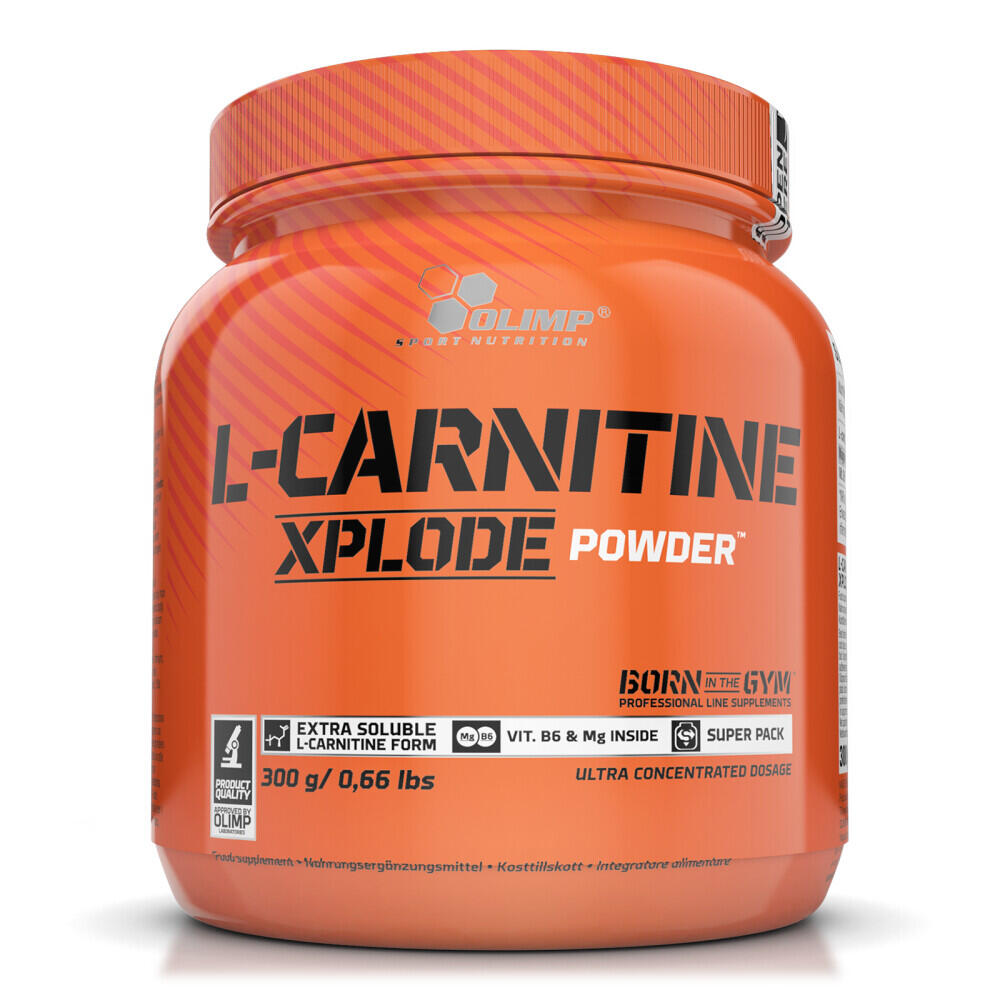 OLIMP SPORT L-carnitine - L-carnitine Xplode Poeder (300g) - Oranje