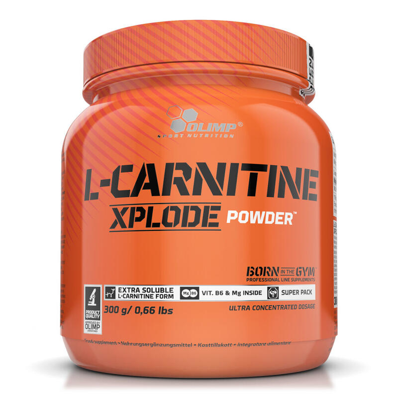 L-Carnitine Xplode Powder OLIMP 300 g Pomarańcza