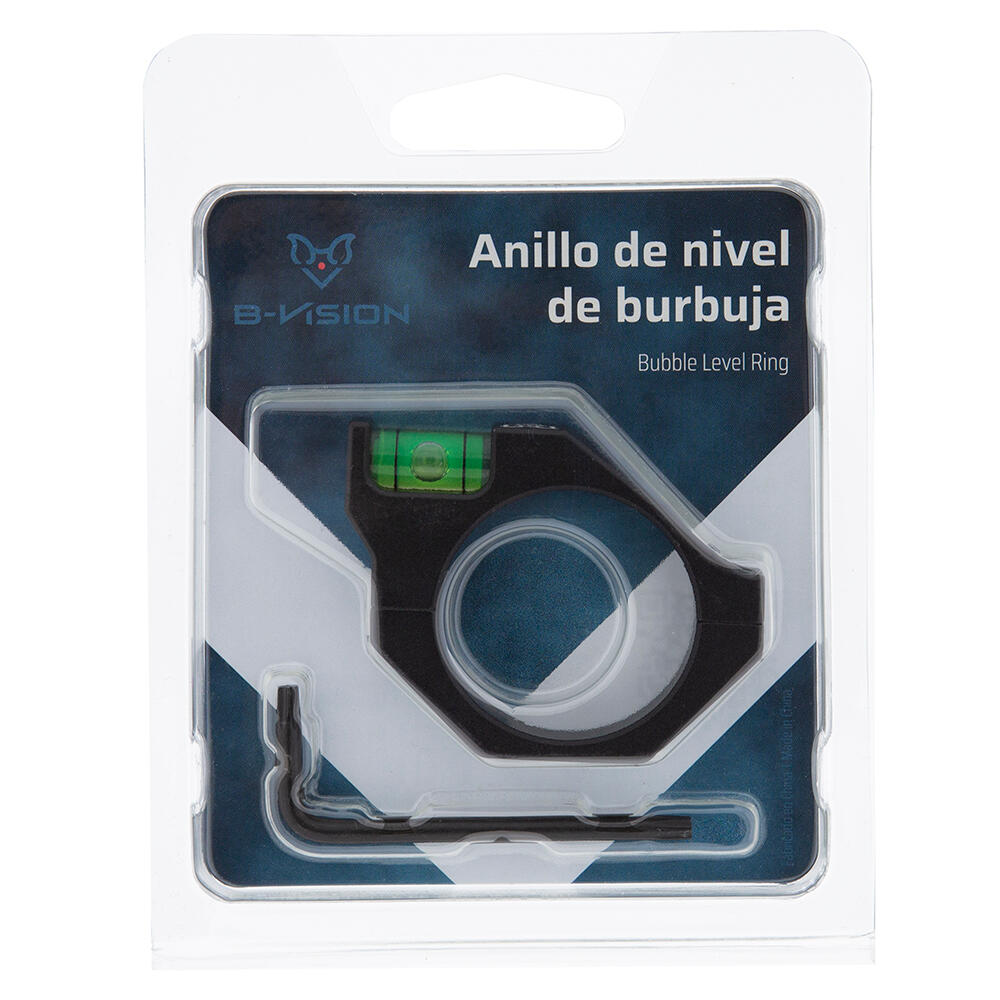 Anel de nível de bolha de ar B-Vision para miras de espingarda de 34 mm 3/3