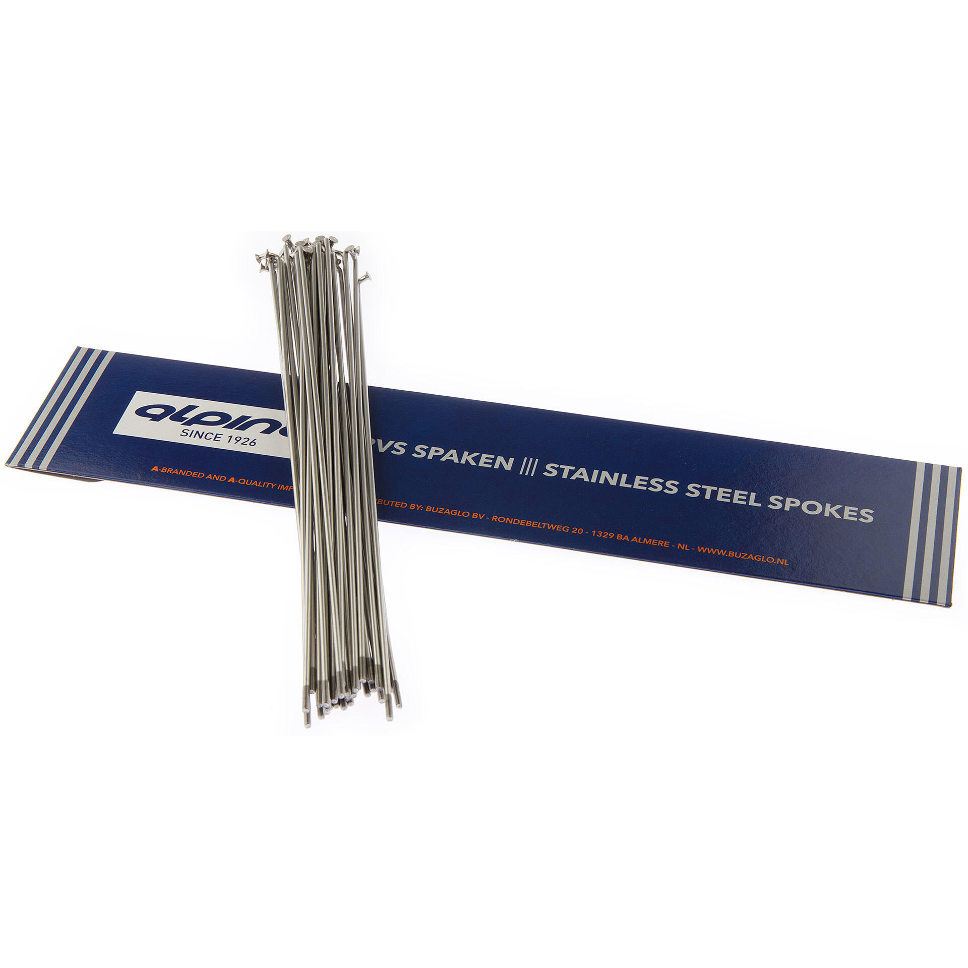 Alpina spaken 13g (2,34mm) 290mm rvs (p36) 4/4