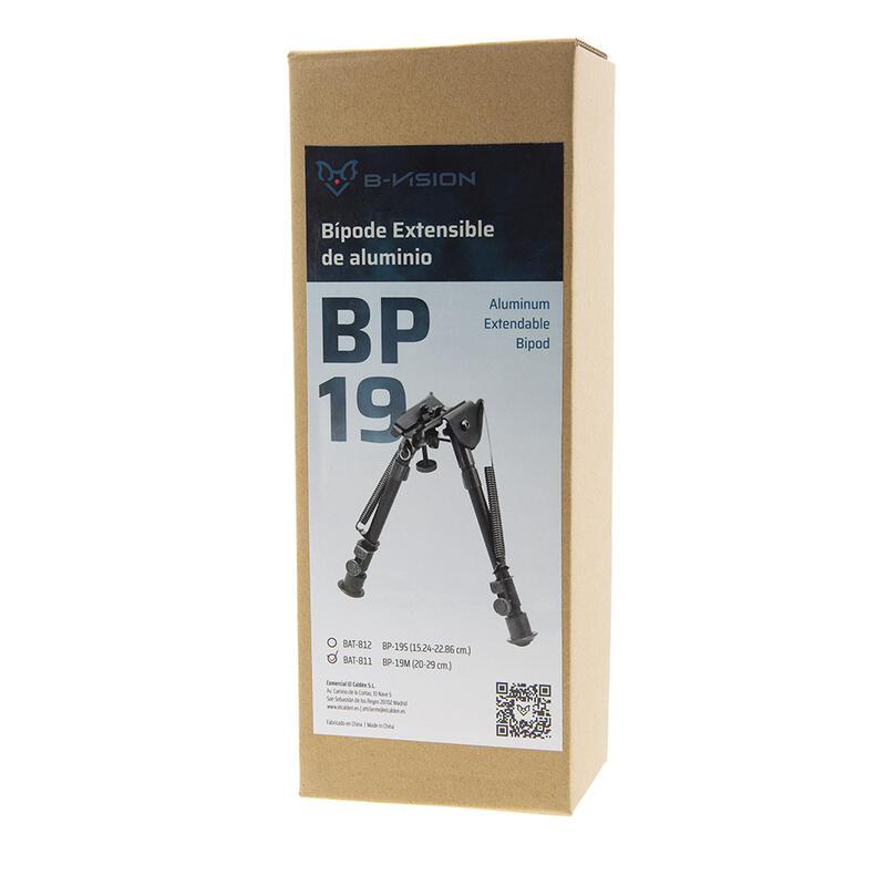Bípode extensible BP-19M 20,00 – 29,00 cm. B-Vision