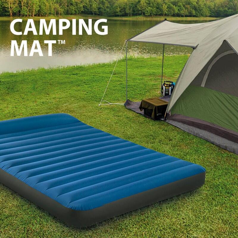 Colchão inflável duplo TruAire Camping Matress c/inflador incluído INTEX